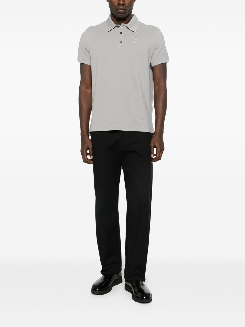 Canada Goose logo-patch polo shirt outlook
