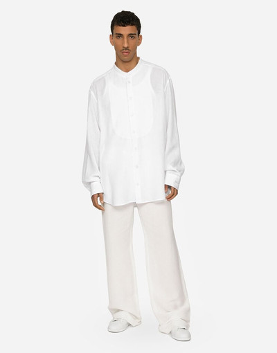 Dolce & Gabbana Linen-blend jogging pants outlook
