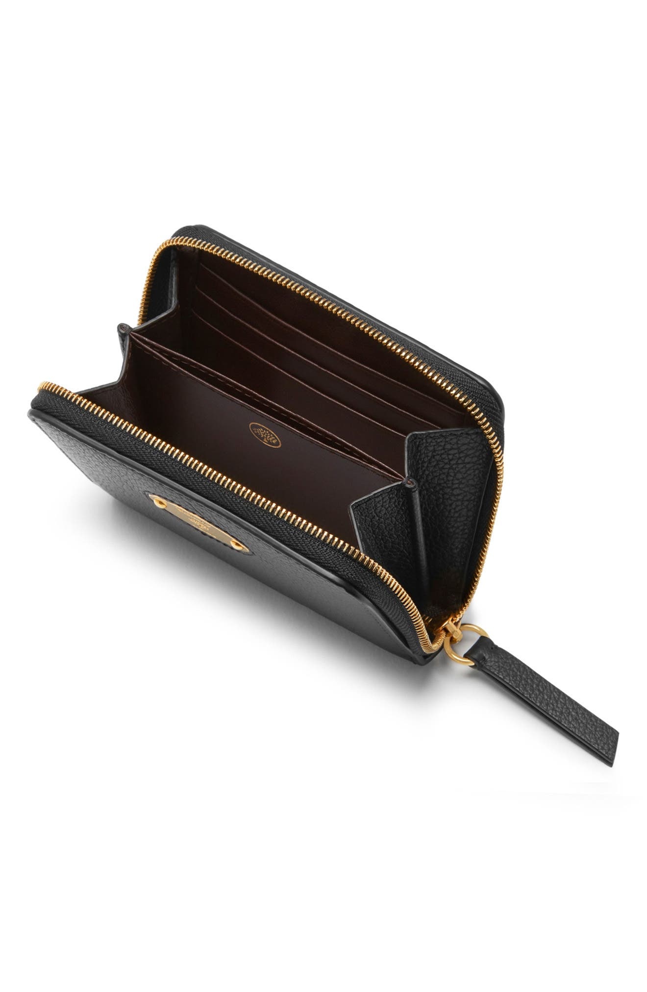 Small Zip Around Leather Wallet - 2