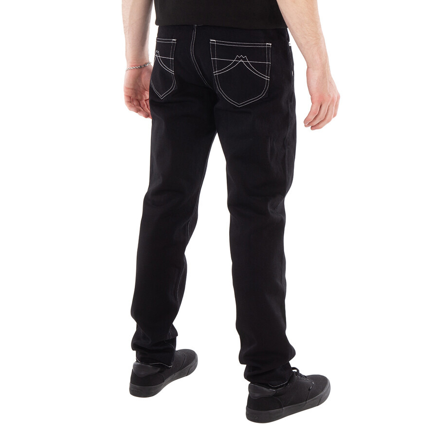 Kenzo Logo-Patch Denim Pants - 2