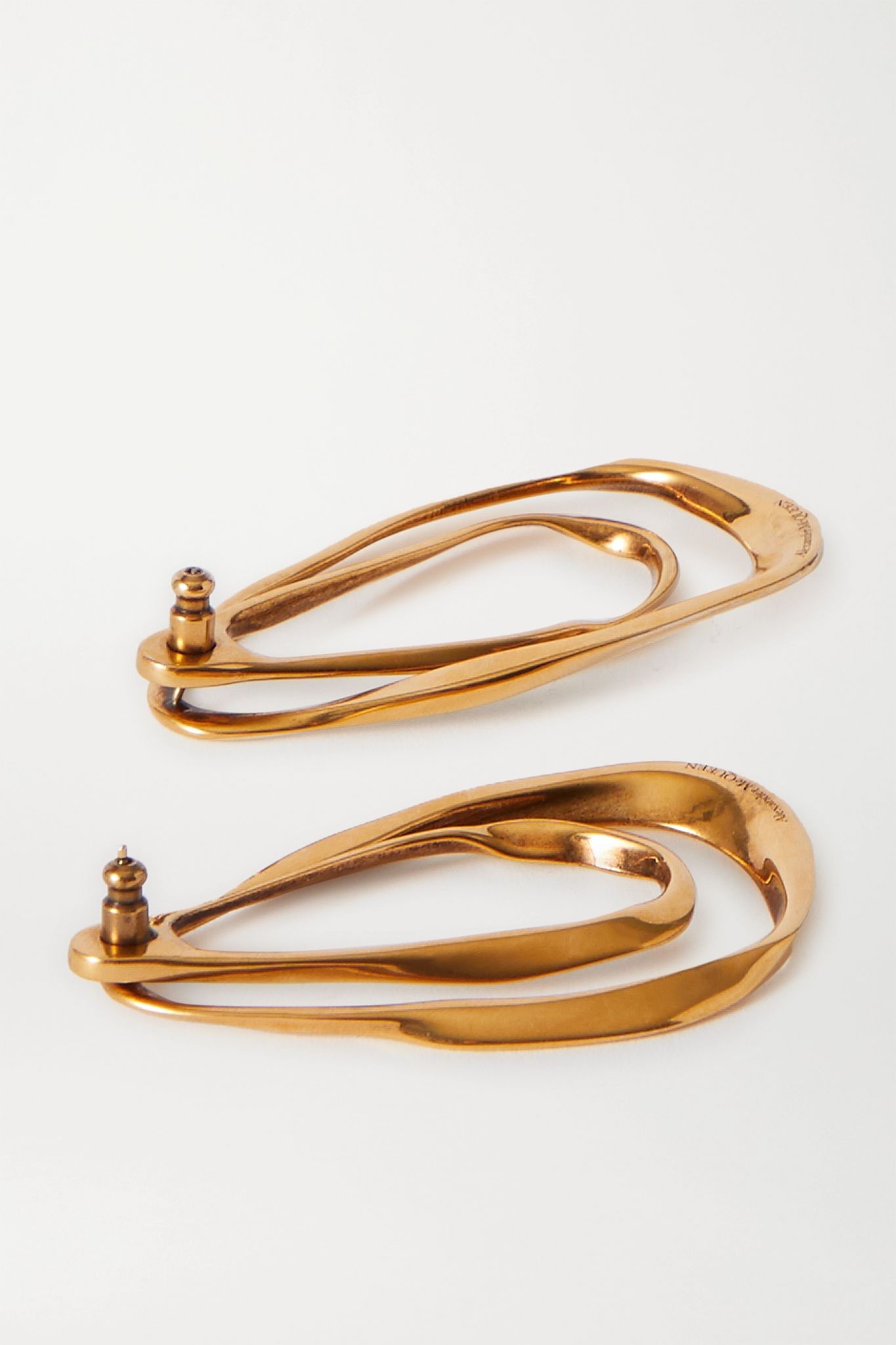 Gold-tone earrings - 3