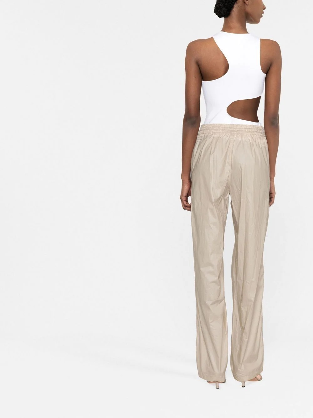 Kimbra ruched cotton track pants - 3