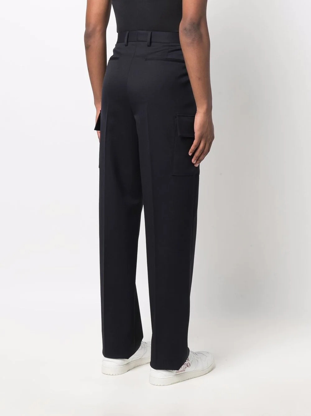 multiple-pocket tailored trousers - 4