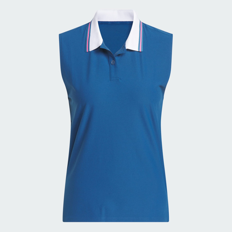 Beyond The Course Twistknit Sleeveless Polo Shirt 1