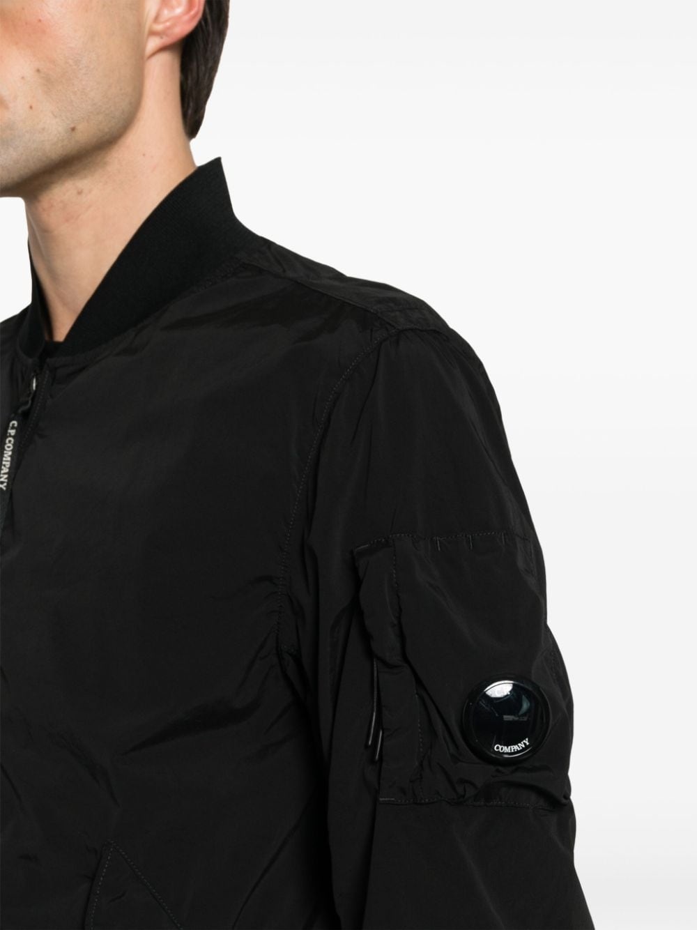 Lens-detail bomber jacket - 5