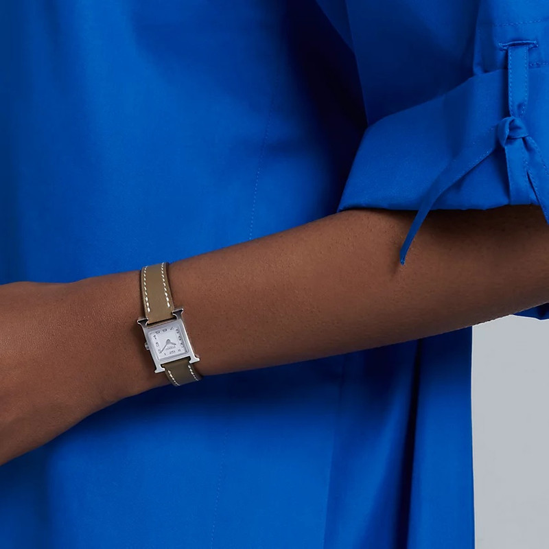 Hermès Heure H watch, 17.2 x 17.2 mm outlook