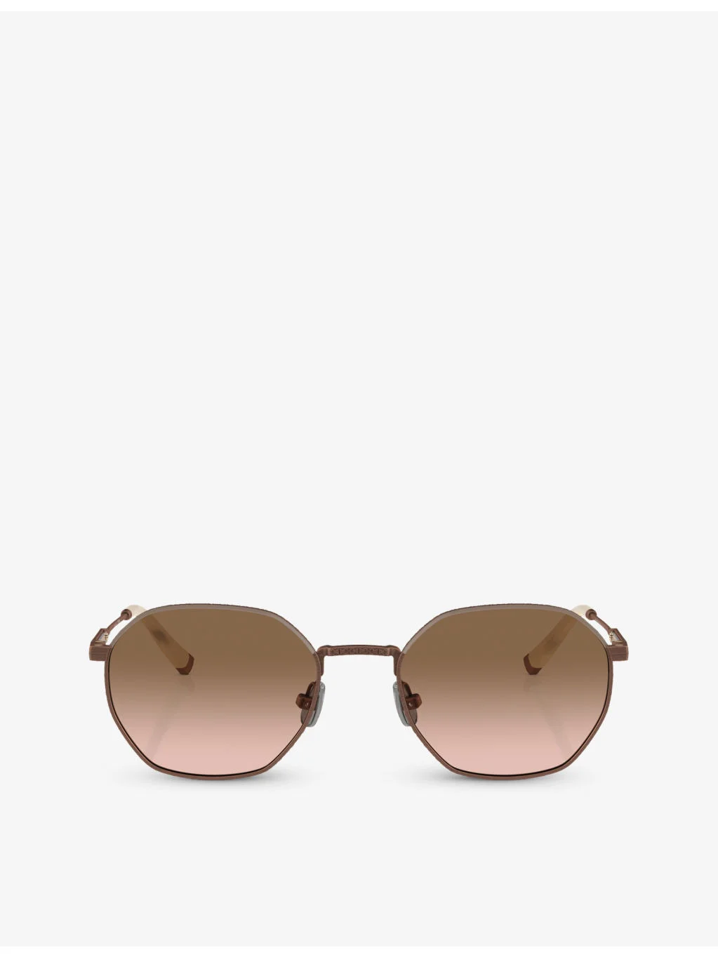 BC2004ST Sartorial Sunset round-frame rose gold-plated titanium sunglasses - 1