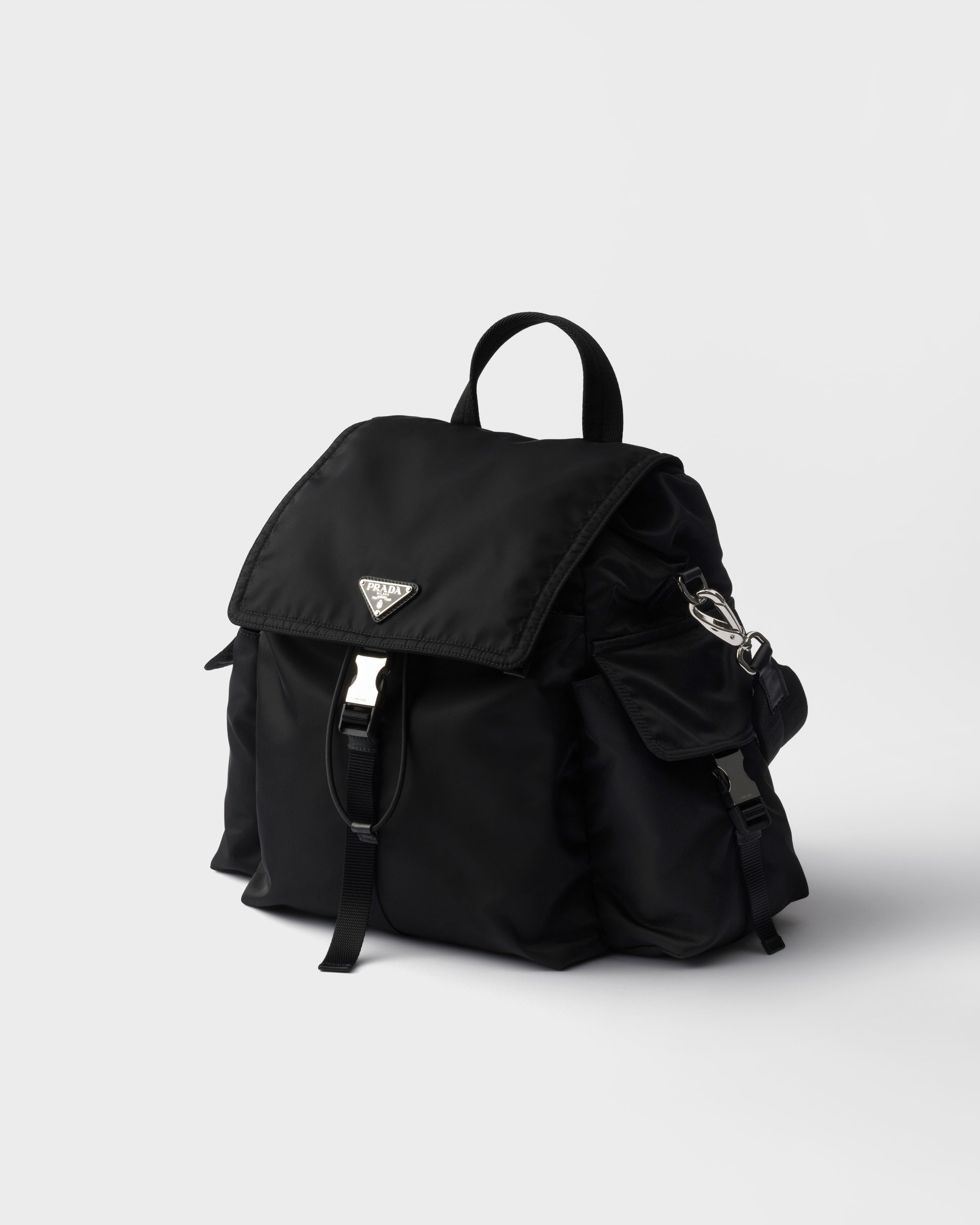 Prada Explore Re-Nylon and leather backpack - 3