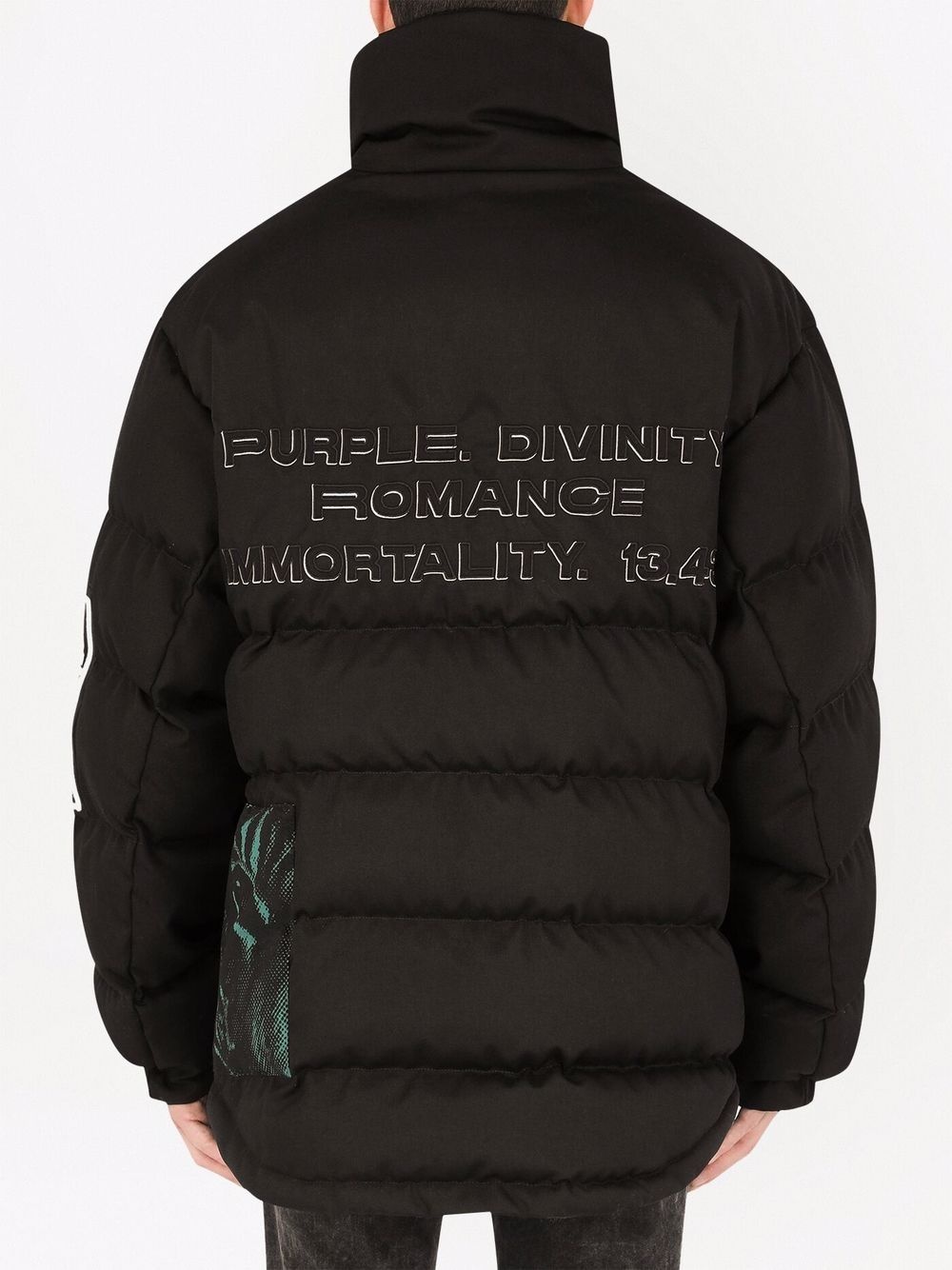 quilted puffer coat - 4