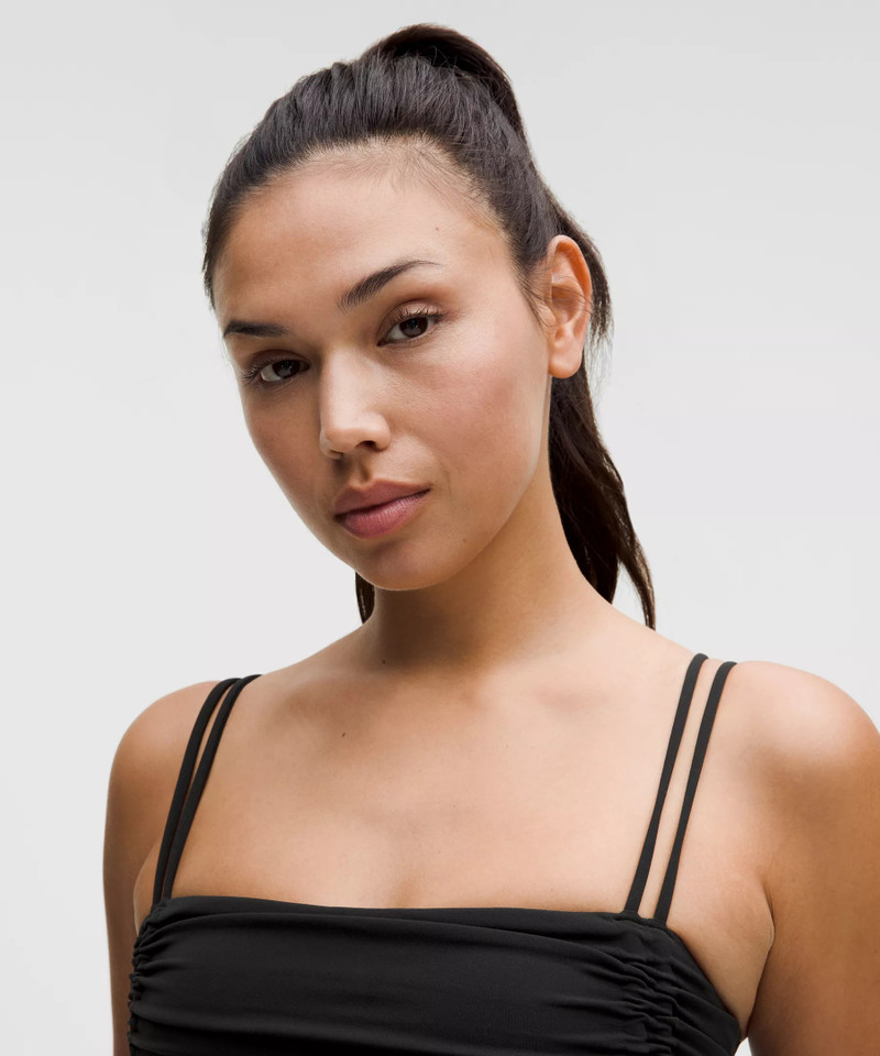 Ruched Yoga Bra Shimmer *Light Support, A/B Cup 4