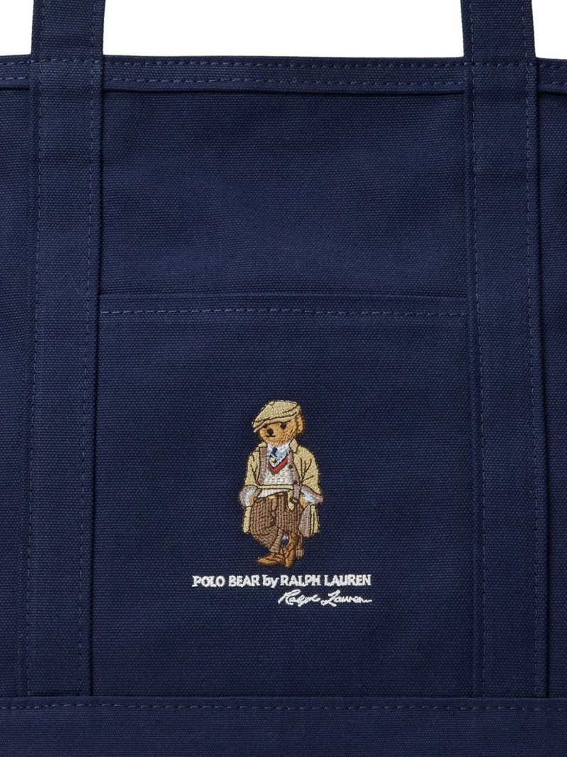 Polo Bear embroidered tote bag 5