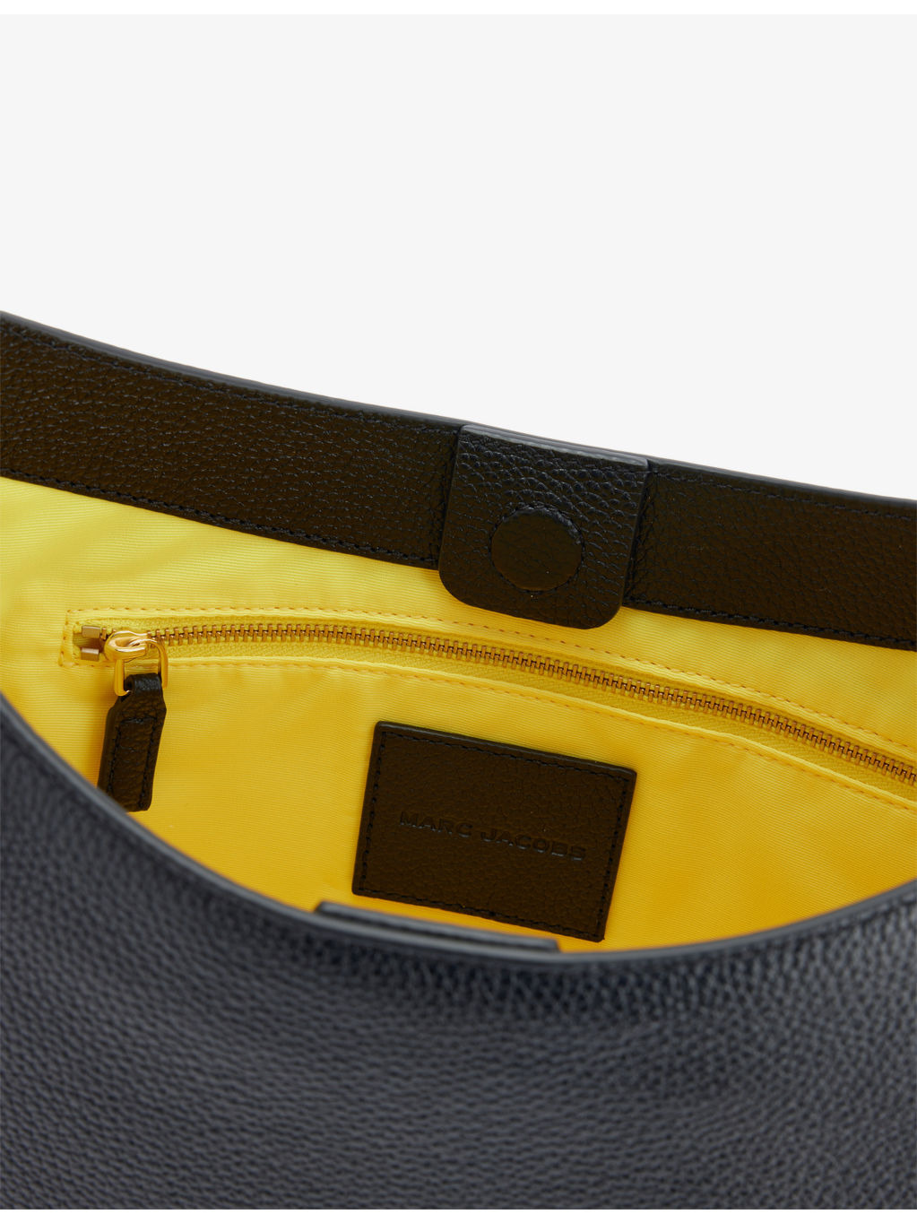 Large Crescent Leather Tote Bag - 6