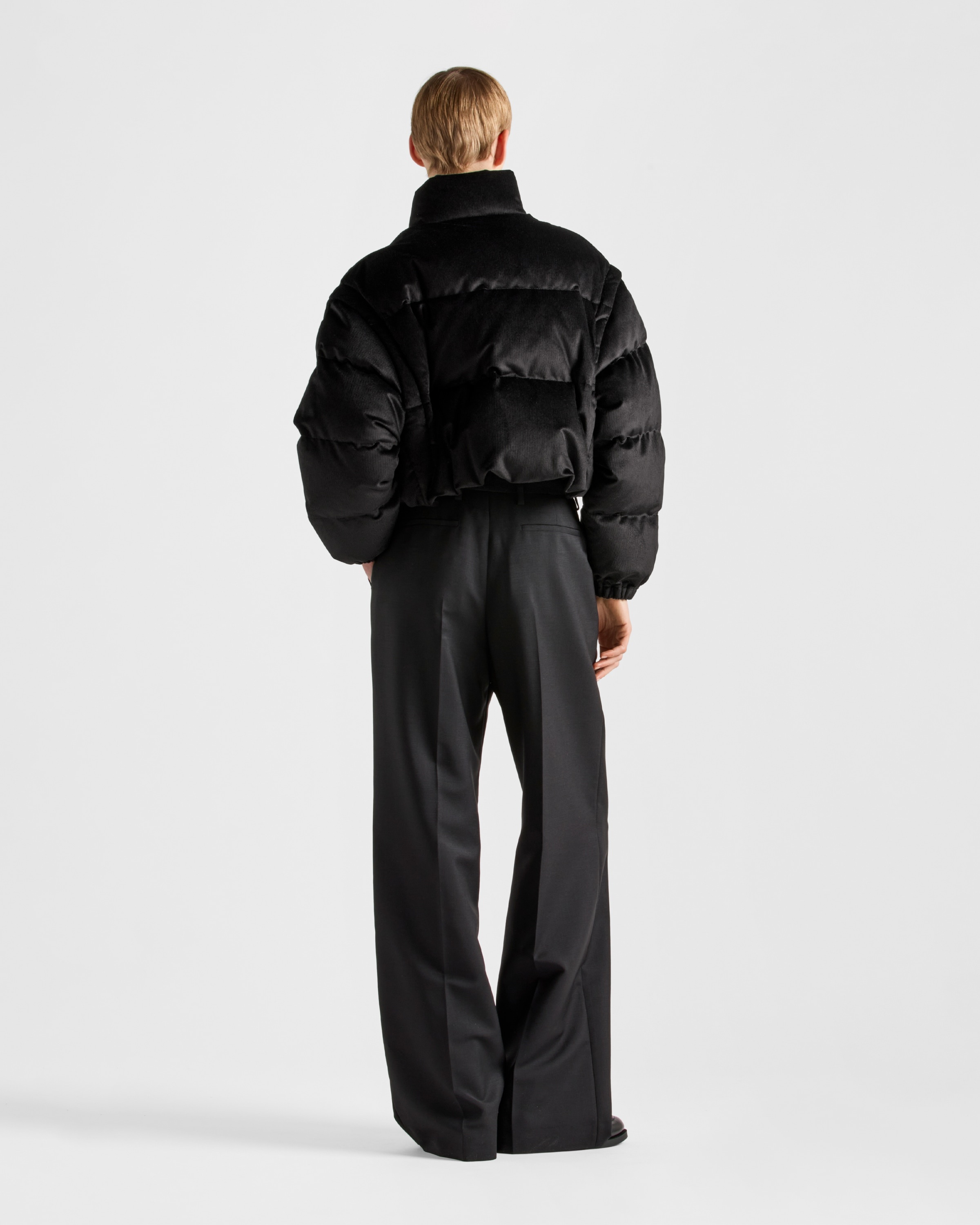 Corduroy down jacket - 5