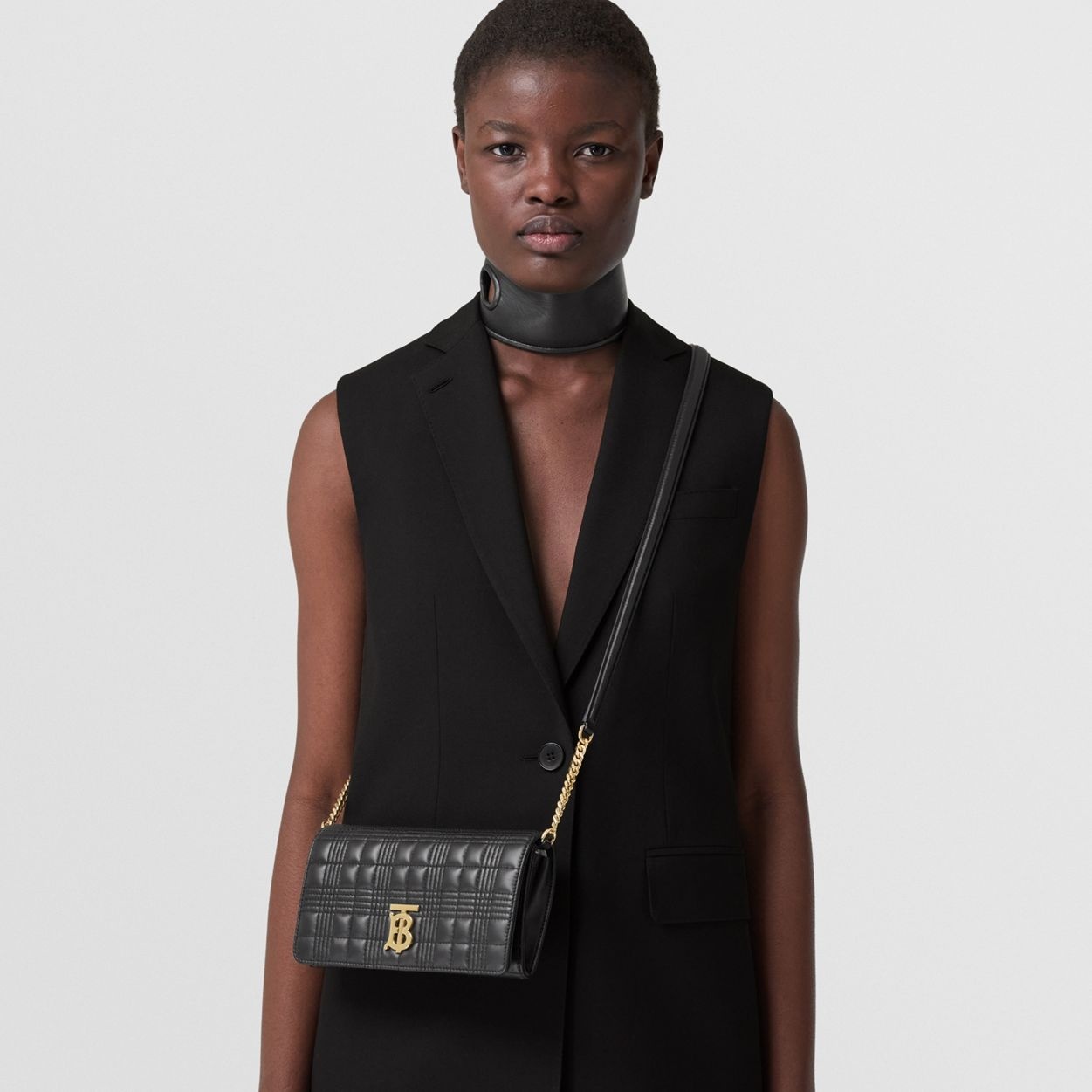 Quilted Lambskin Lola Wallet with Detachable Strap - 3
