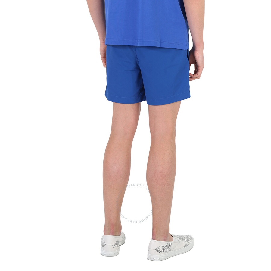 A Cold Wall Men's Volt Blue Essential Logo Patch Swim Shorts - 5
