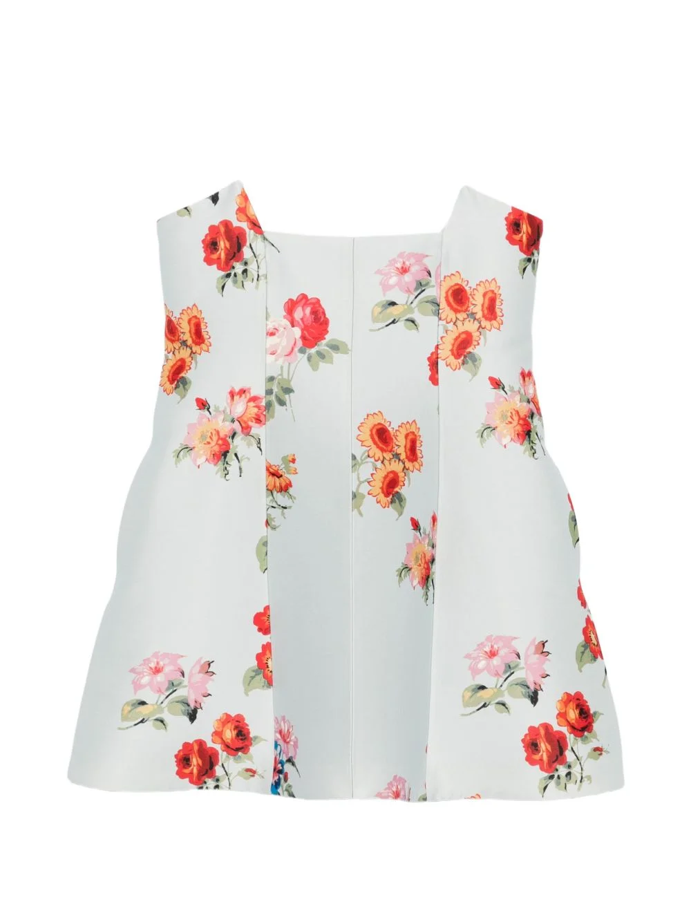 floral-print mini dress - 1