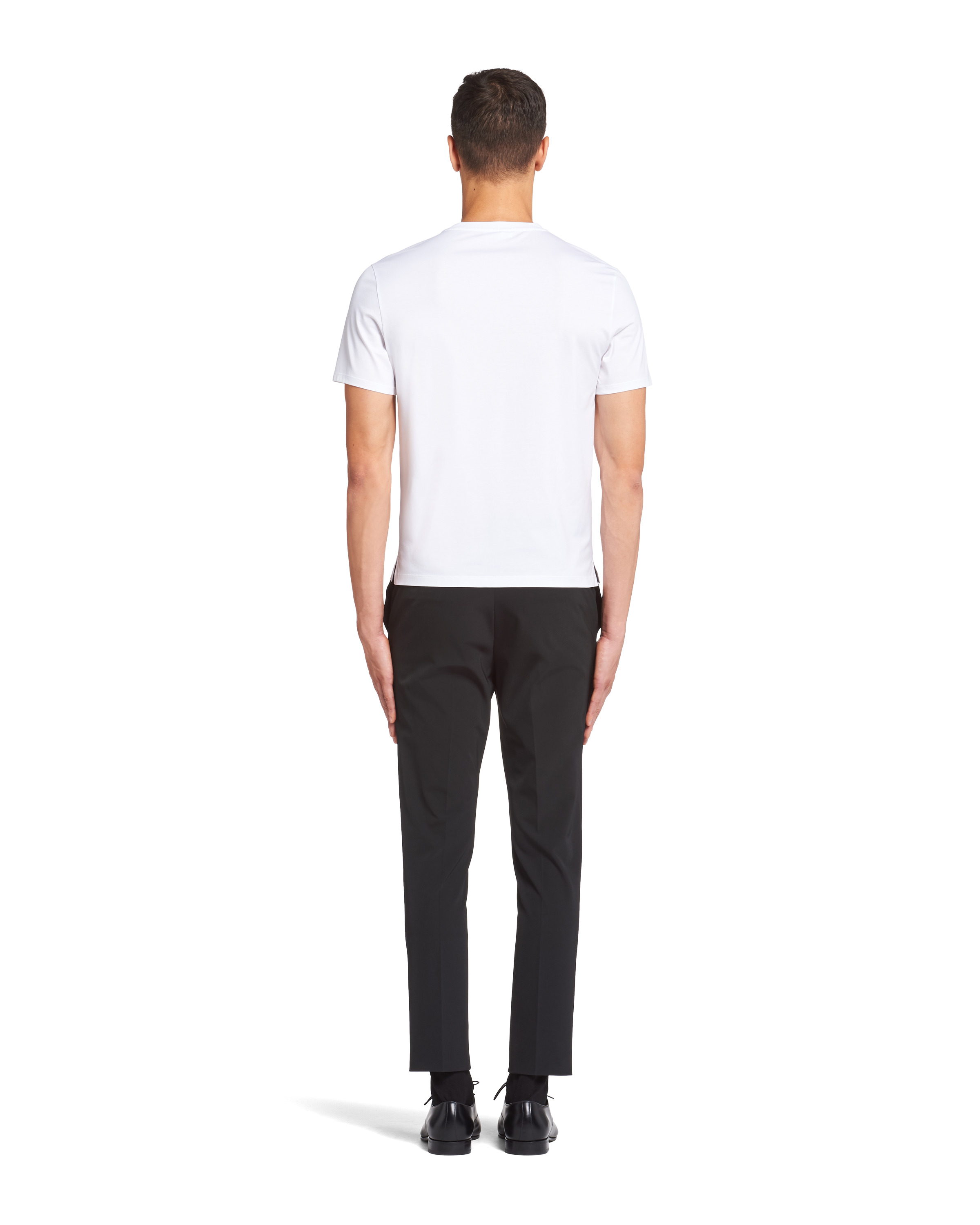 Stretch cotton T-shirt - 4