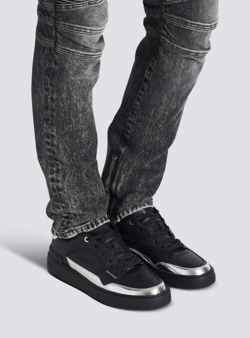 Balmain B-Court Flip leather trainers outlook