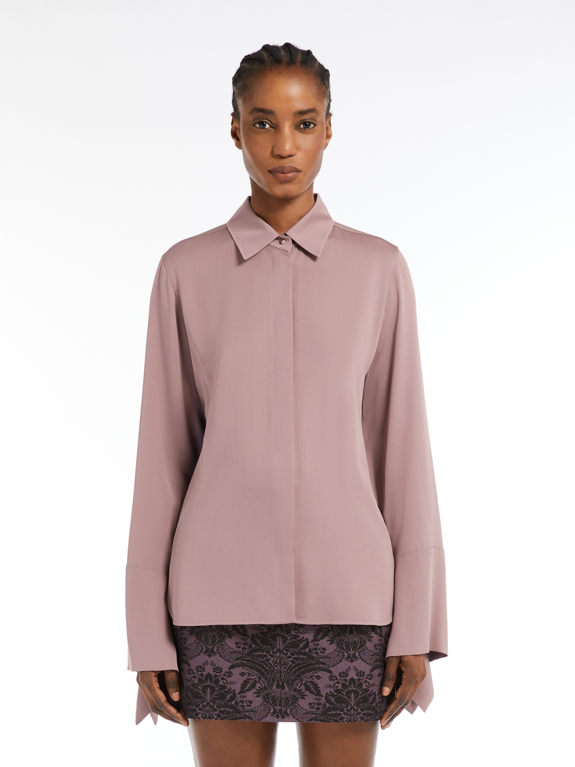 GRECIA Silk charmeuse shirt - 3