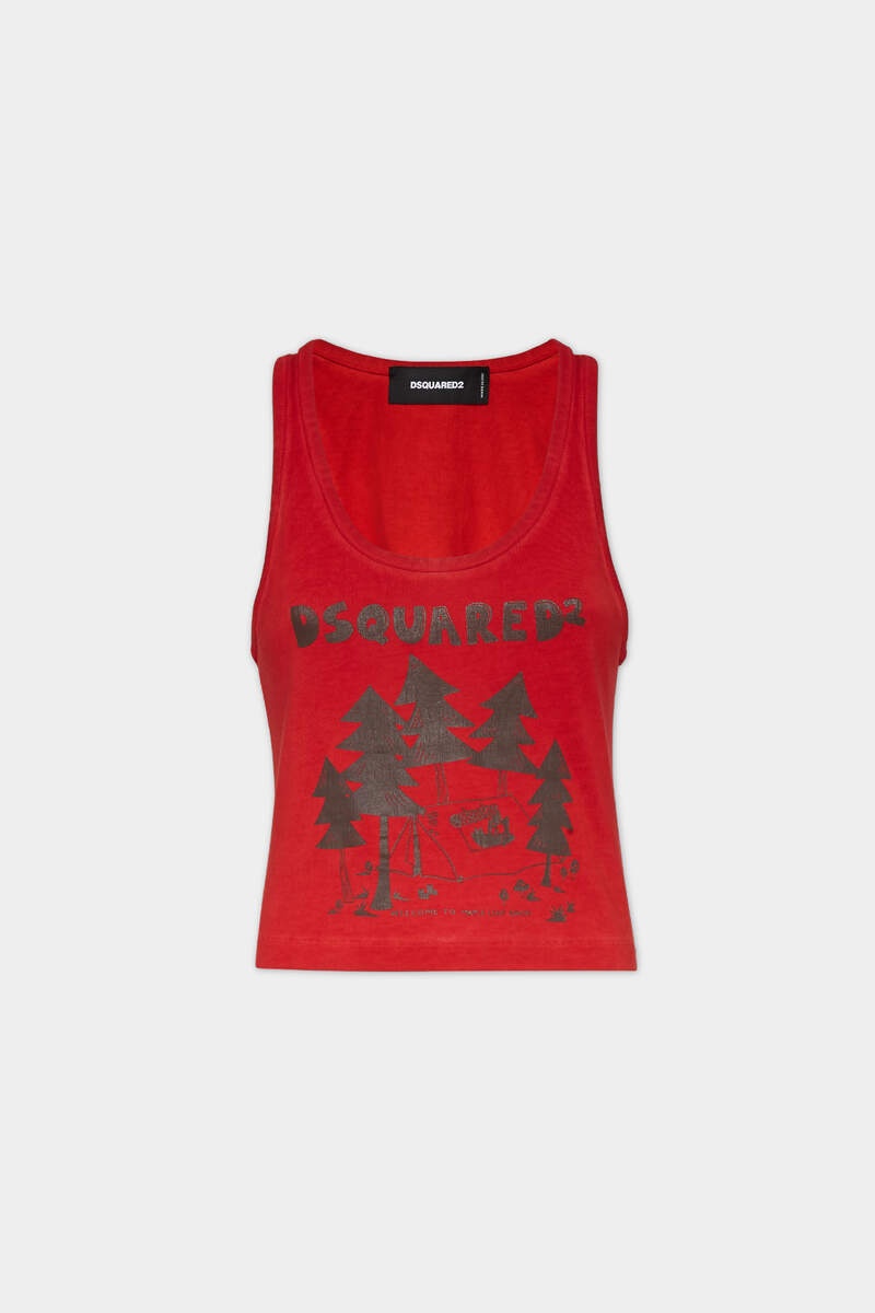 BEST FADE DYED MINI FIT TANK TOP - 1