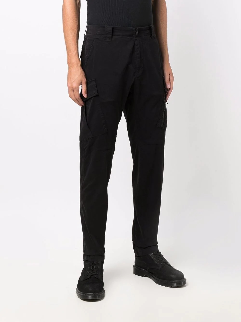 lens detail cargo trousers - 3