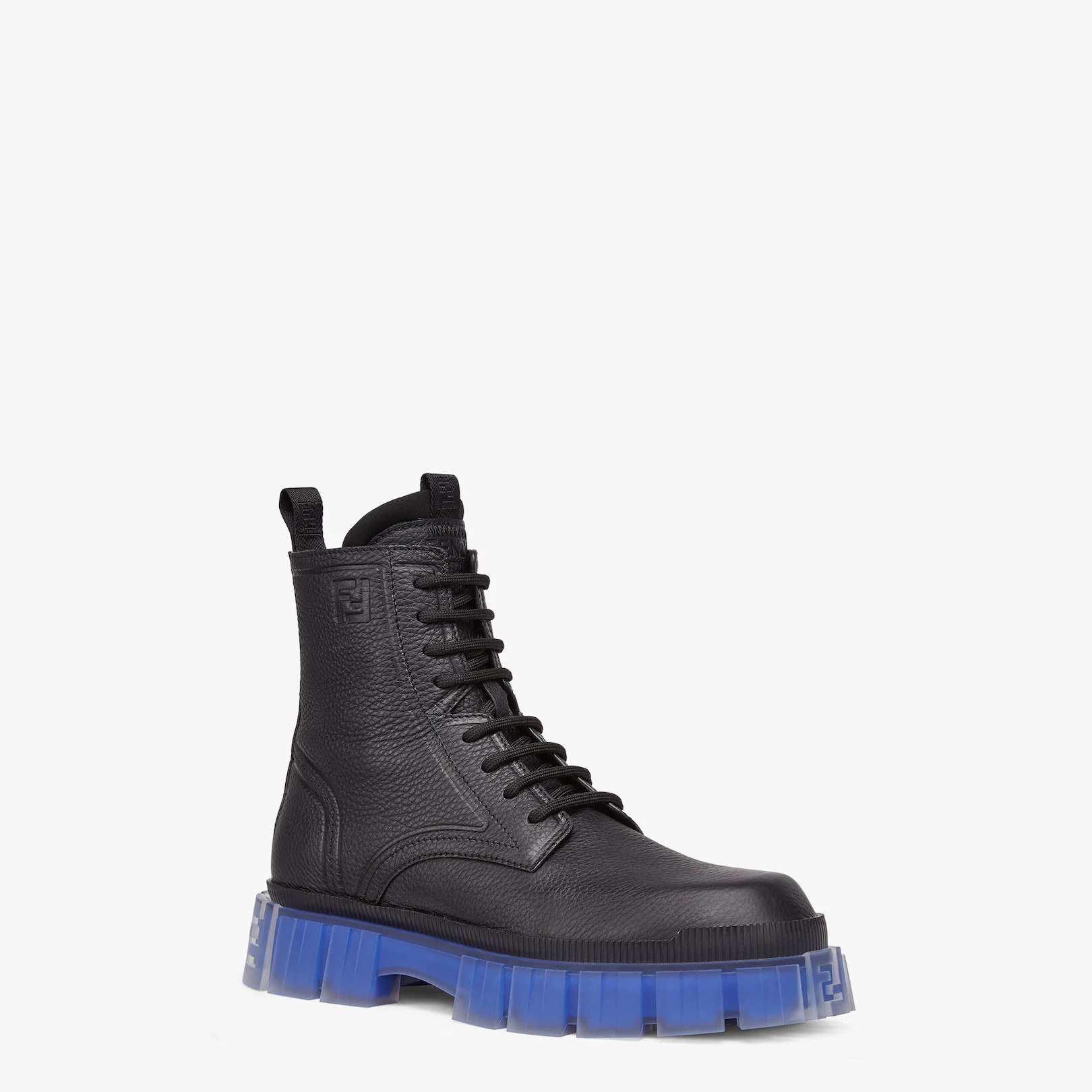 Black leather ankle boots - 2