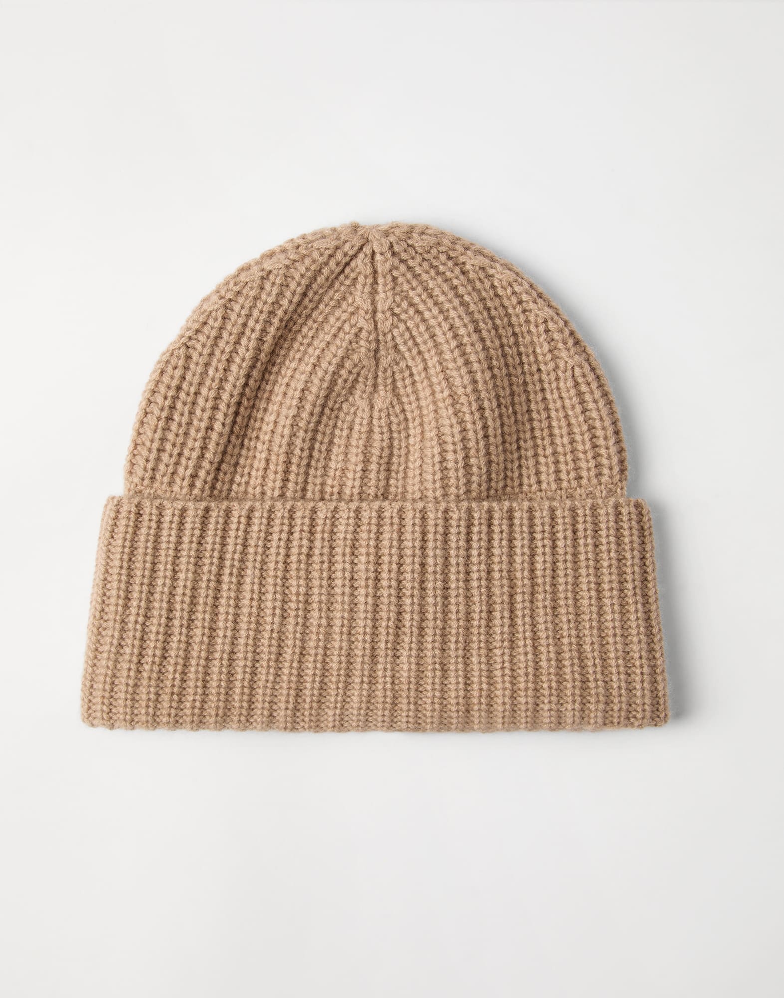Cashmere English rib beanie - 1