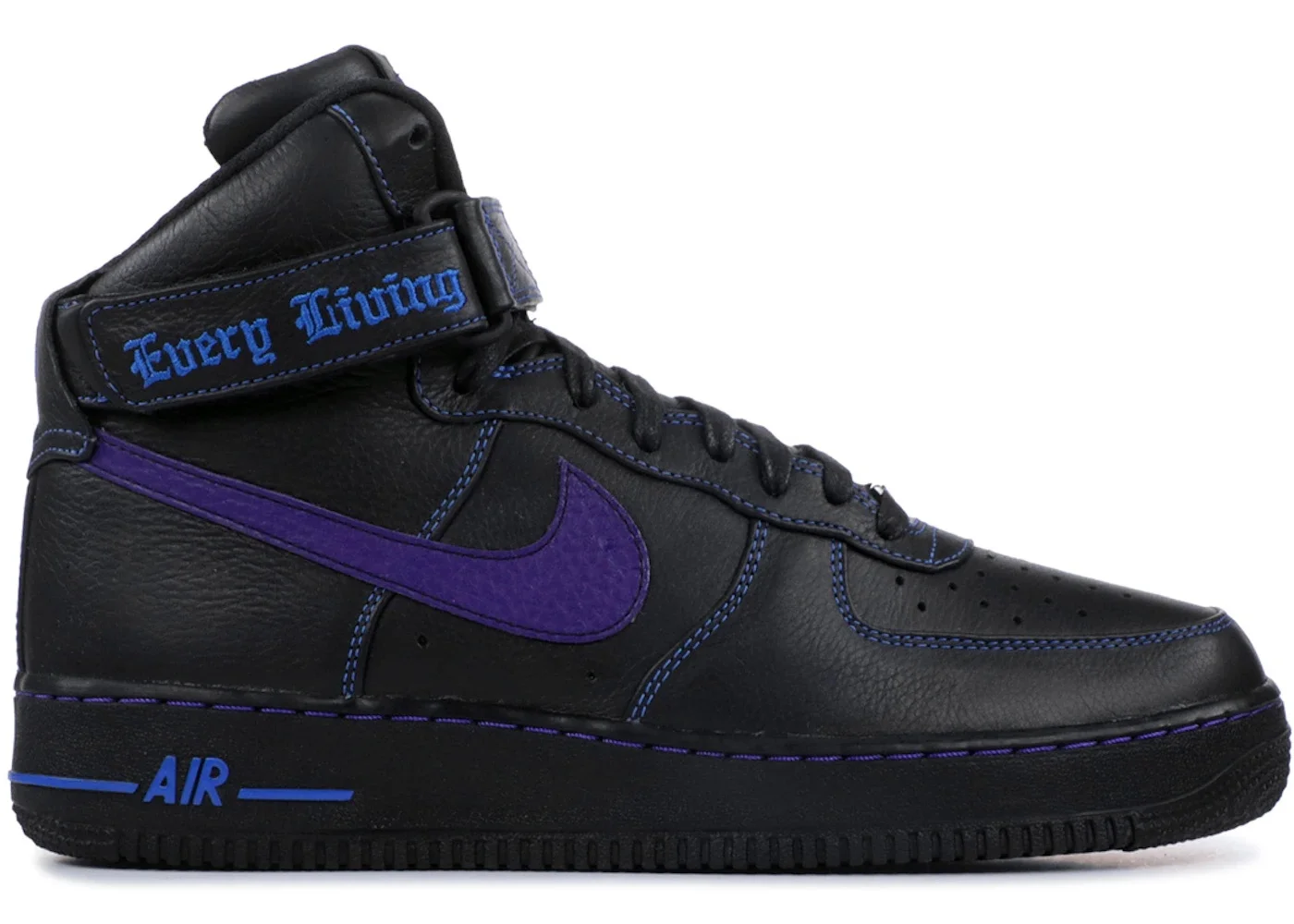 Nike Air Force 1 High x Vlone Black Purple - 1