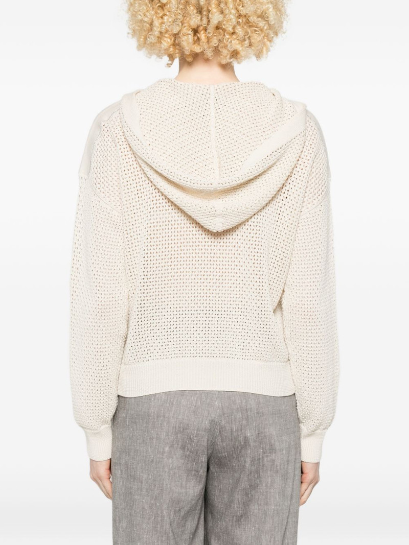 open-knit hooded cardigan 4