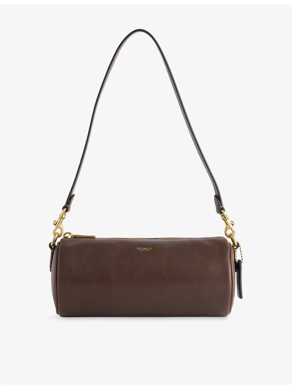 Barrel Leather Shoulder Bag - 1