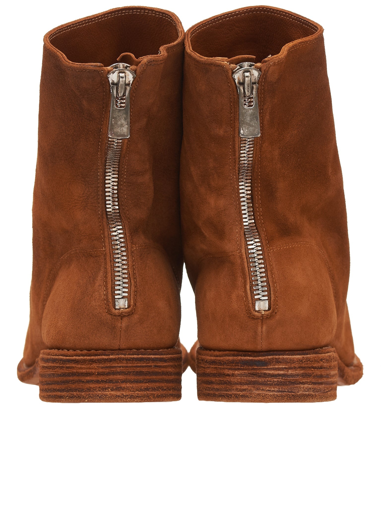 986 Horse Leather Zip Boots - 4