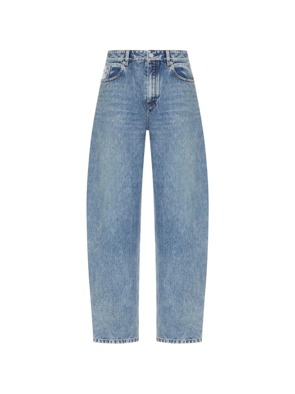 Round denim jeans - 1