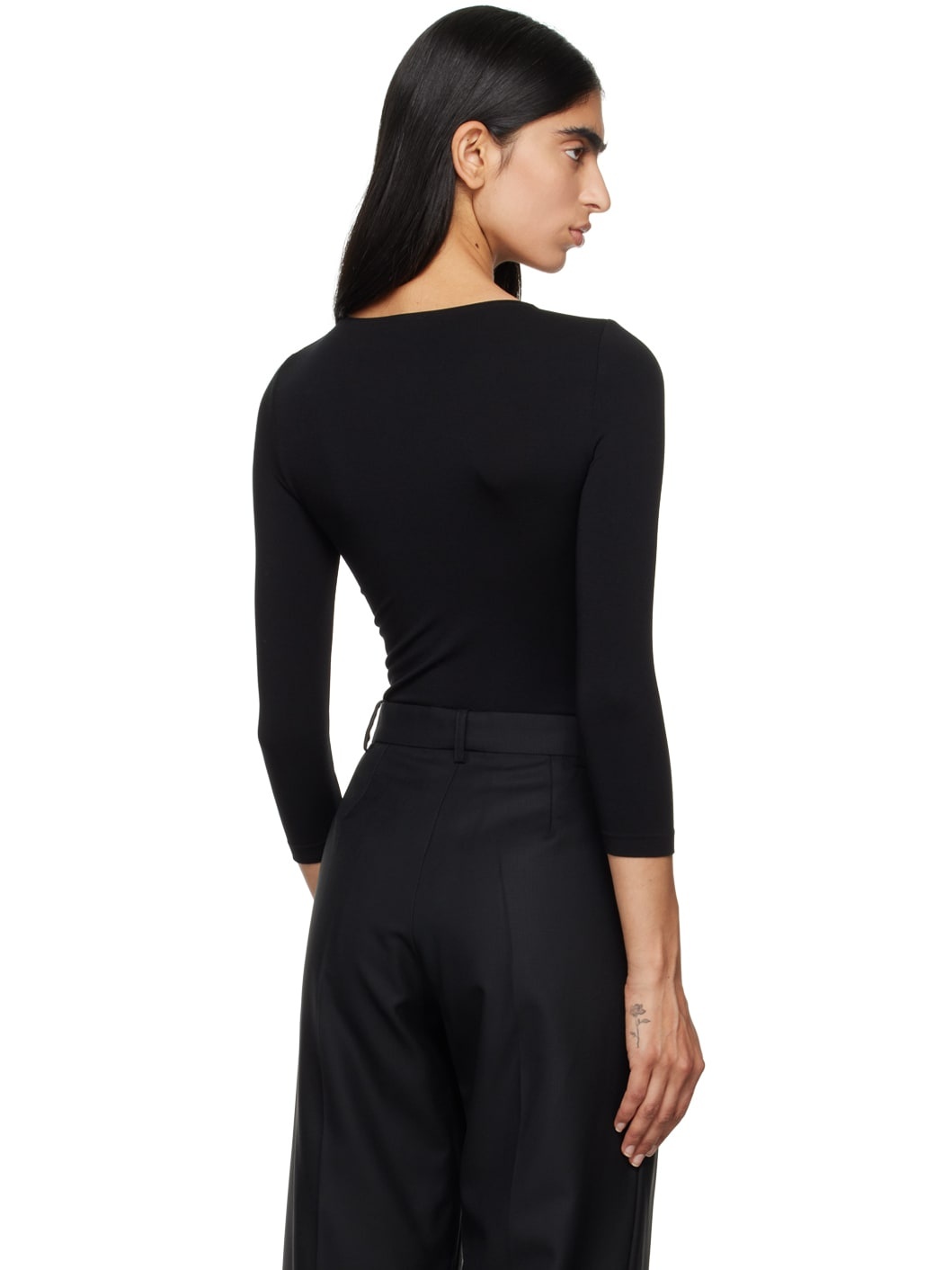 Black Tokio String Bodysuit - 3