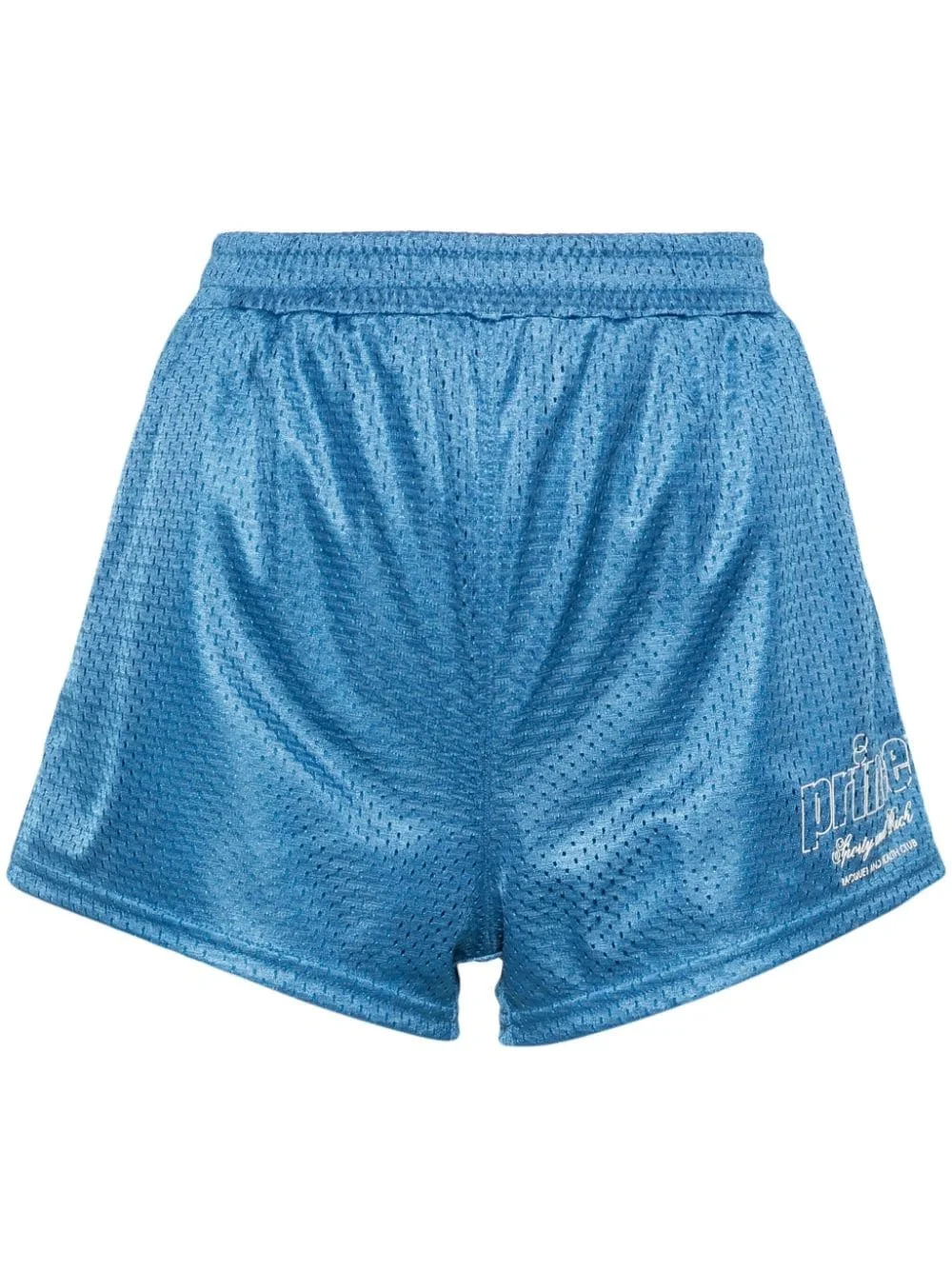 perforated-design shorts - 1