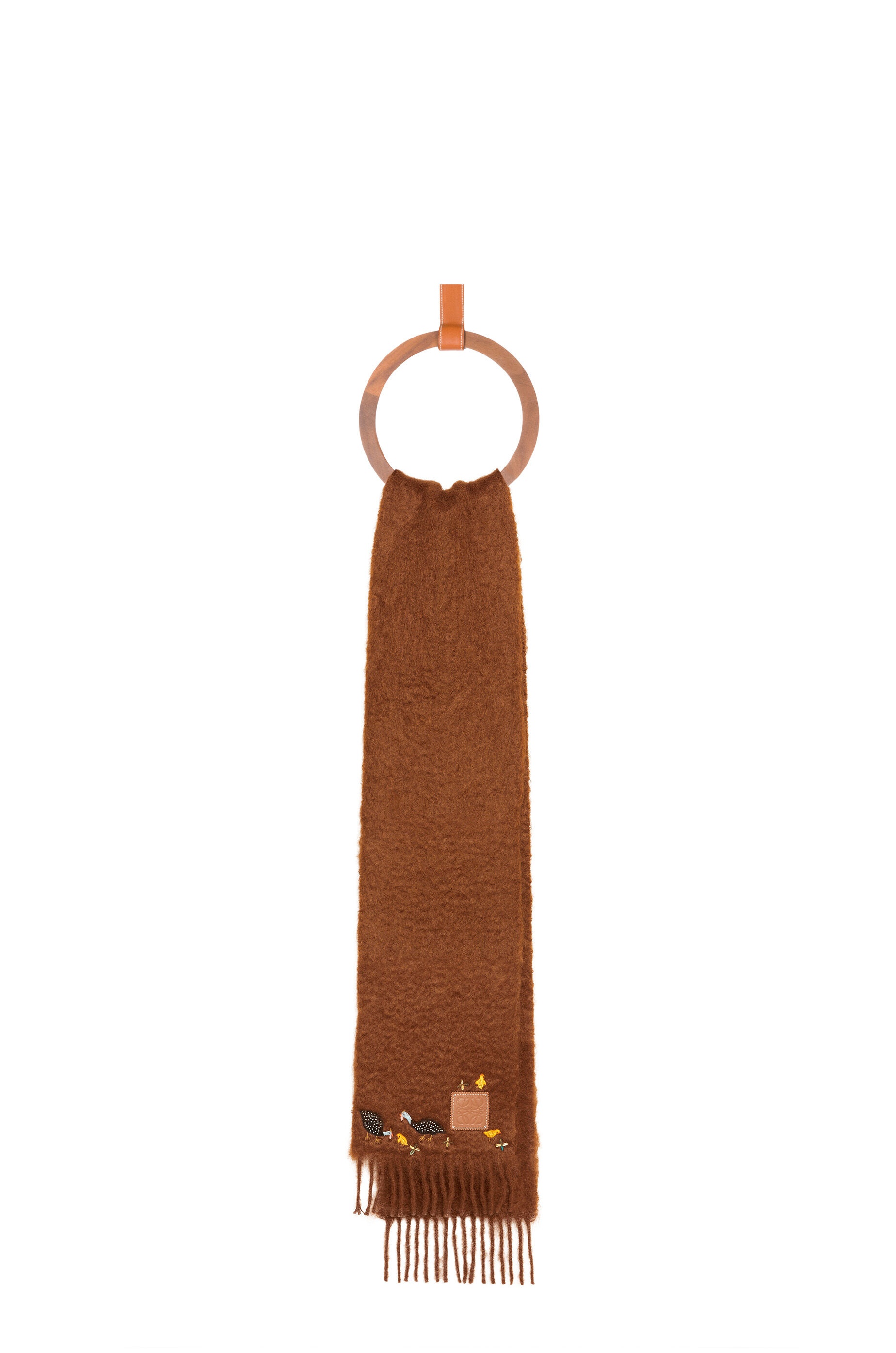 Scarf in mohair and wool 1