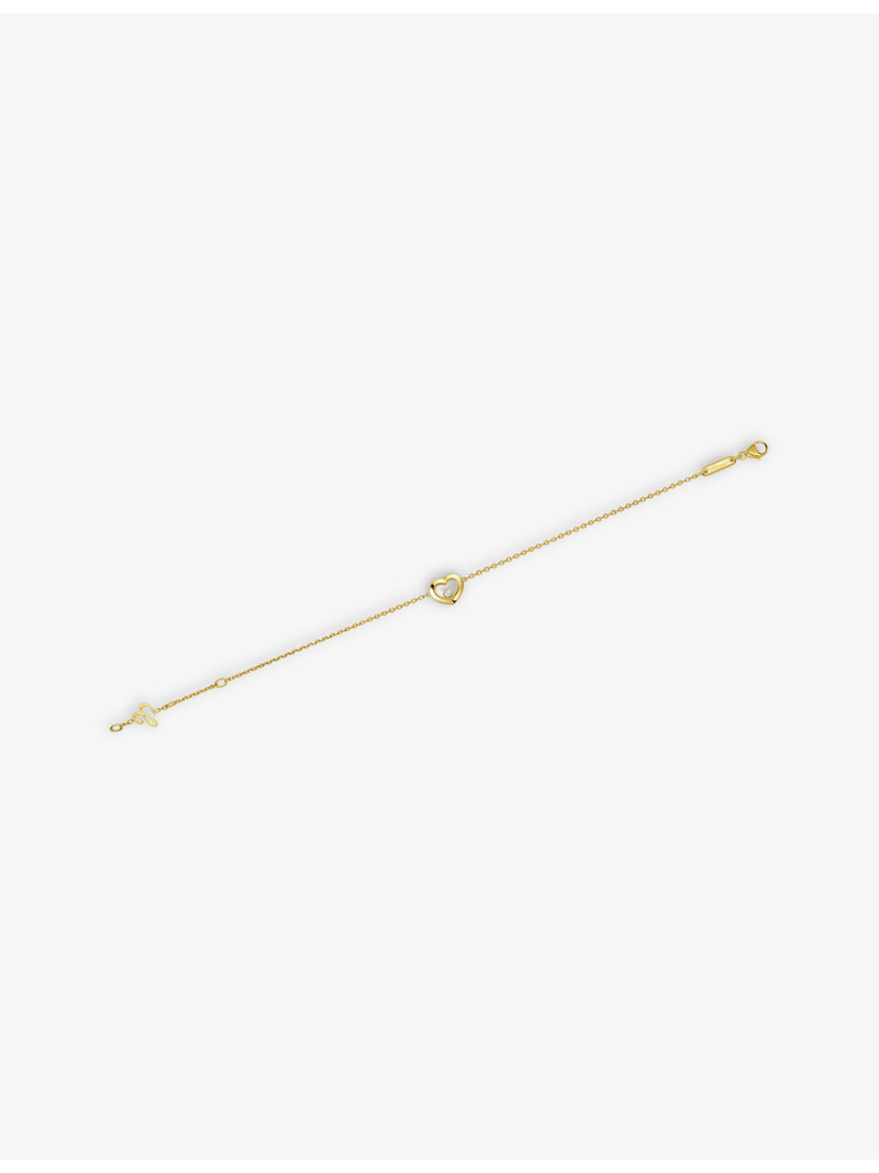 Chopard Happy Diamonds Icons 18ct yellow-gold and 0.05ct diamond bracelet outlook