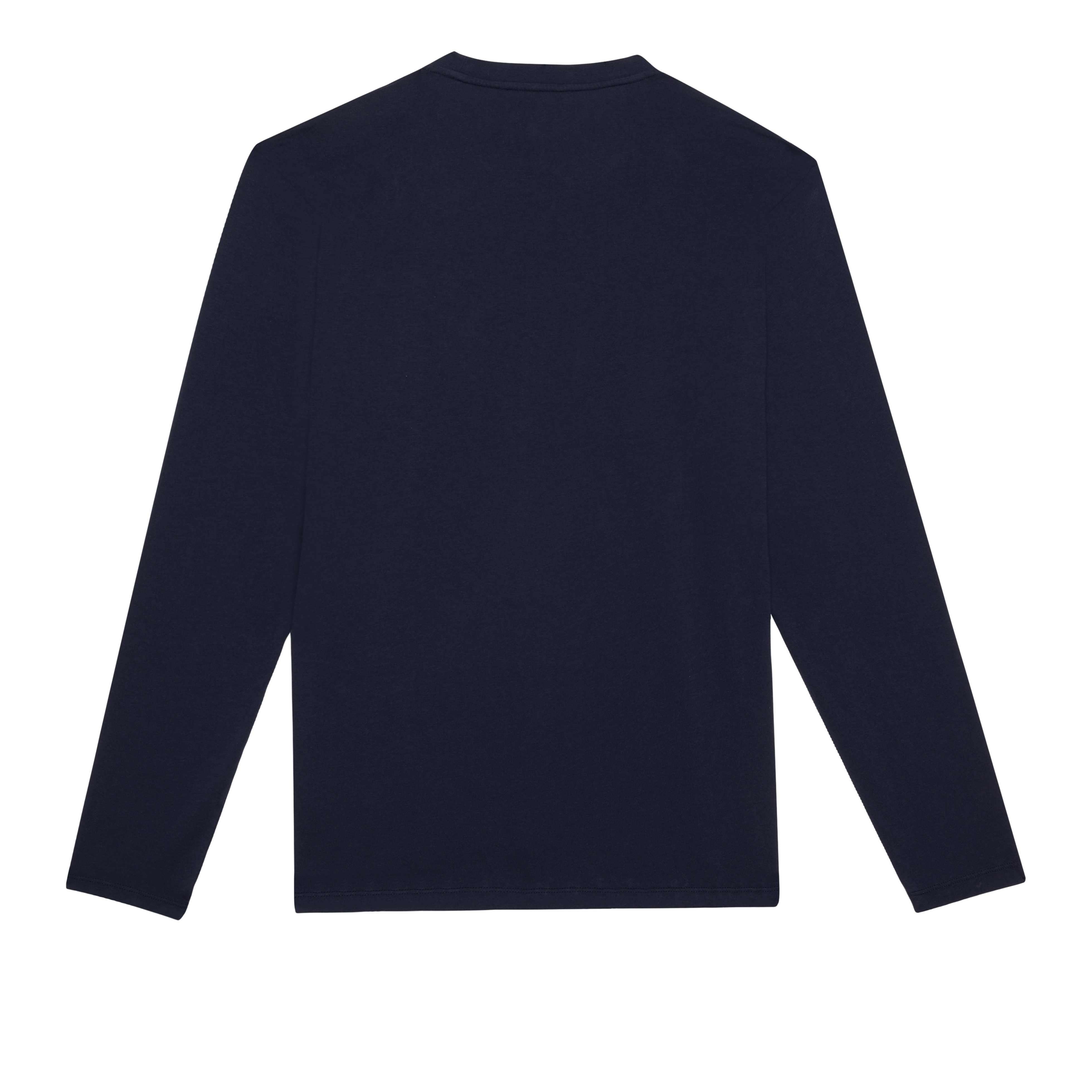 Men Long Sleeves Cotton T-Shirt Turtle Patch - 2
