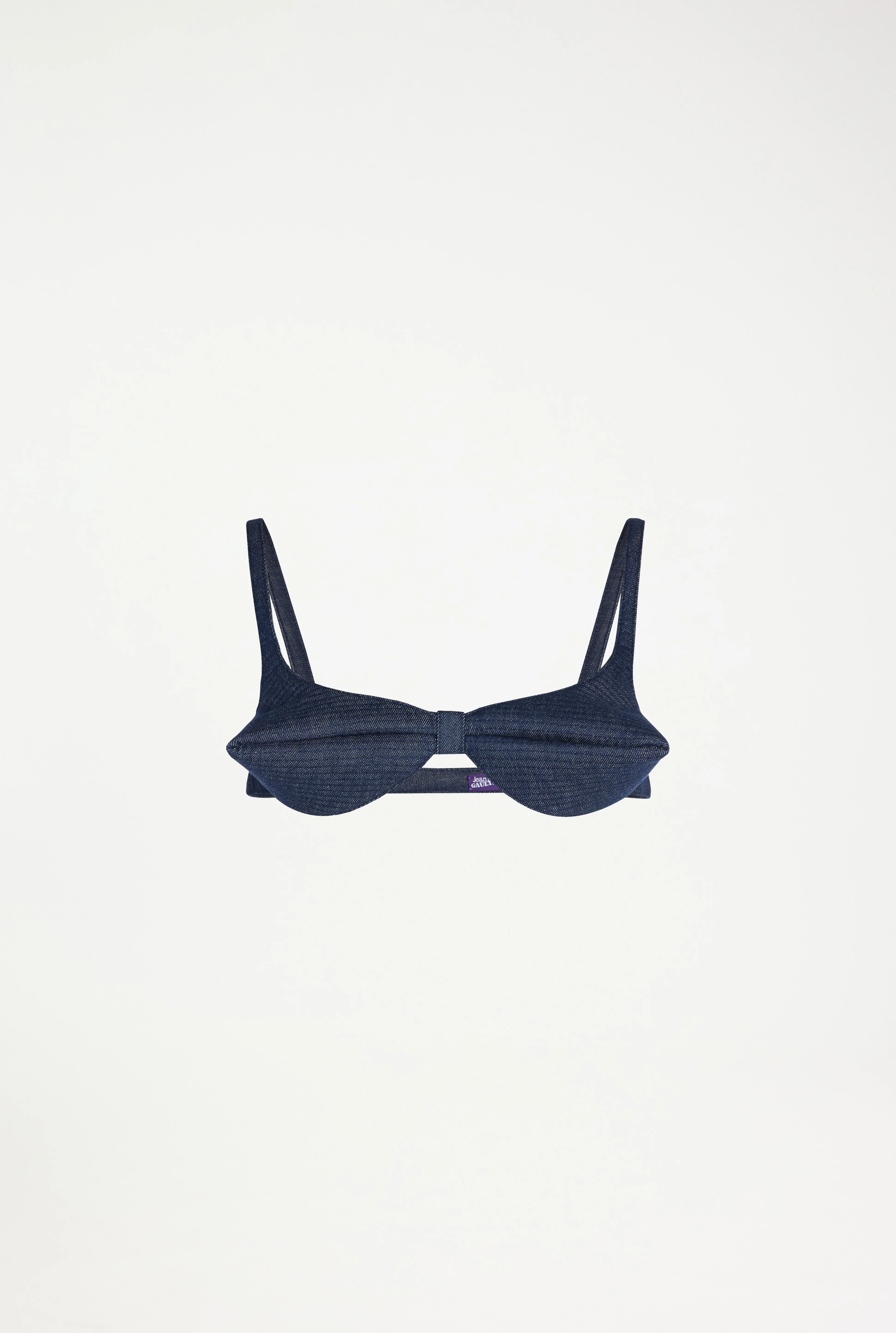 THE CONICAL DENIM BRA - 1