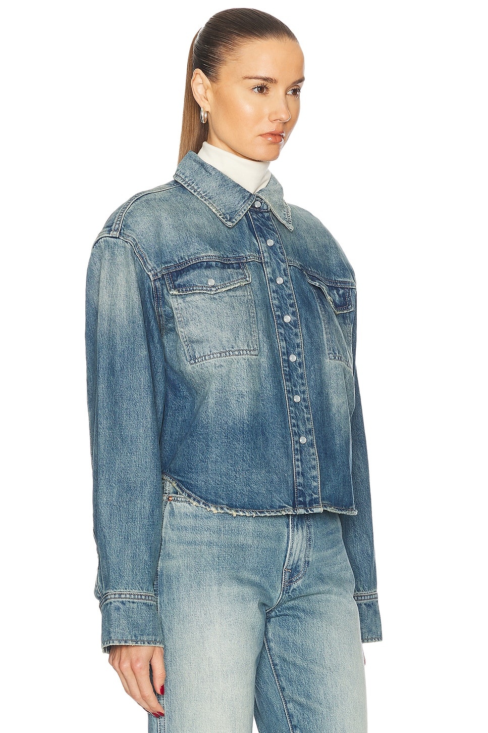 Michaela Denim Shirt - 2