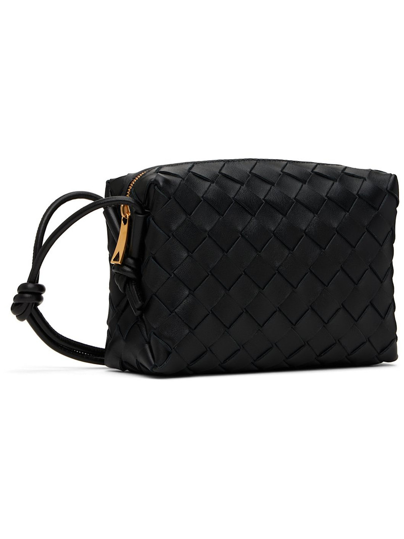 Bottega Veneta Black Intrecciato Concert Bag outlook