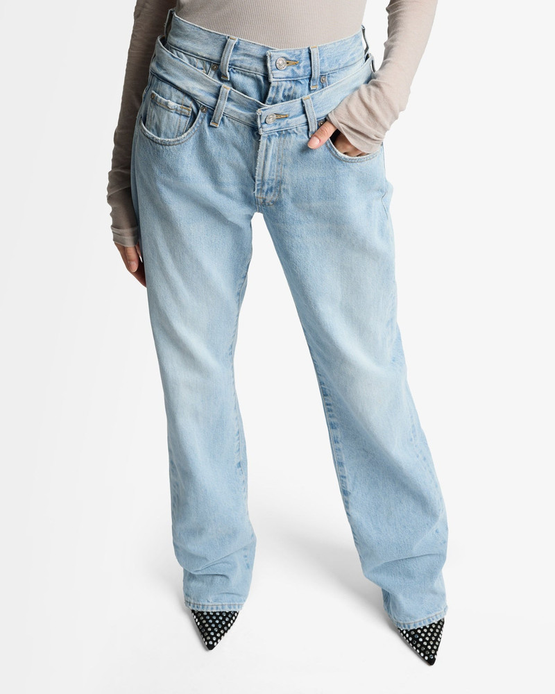 Double Waist Trouser in Bleach 4