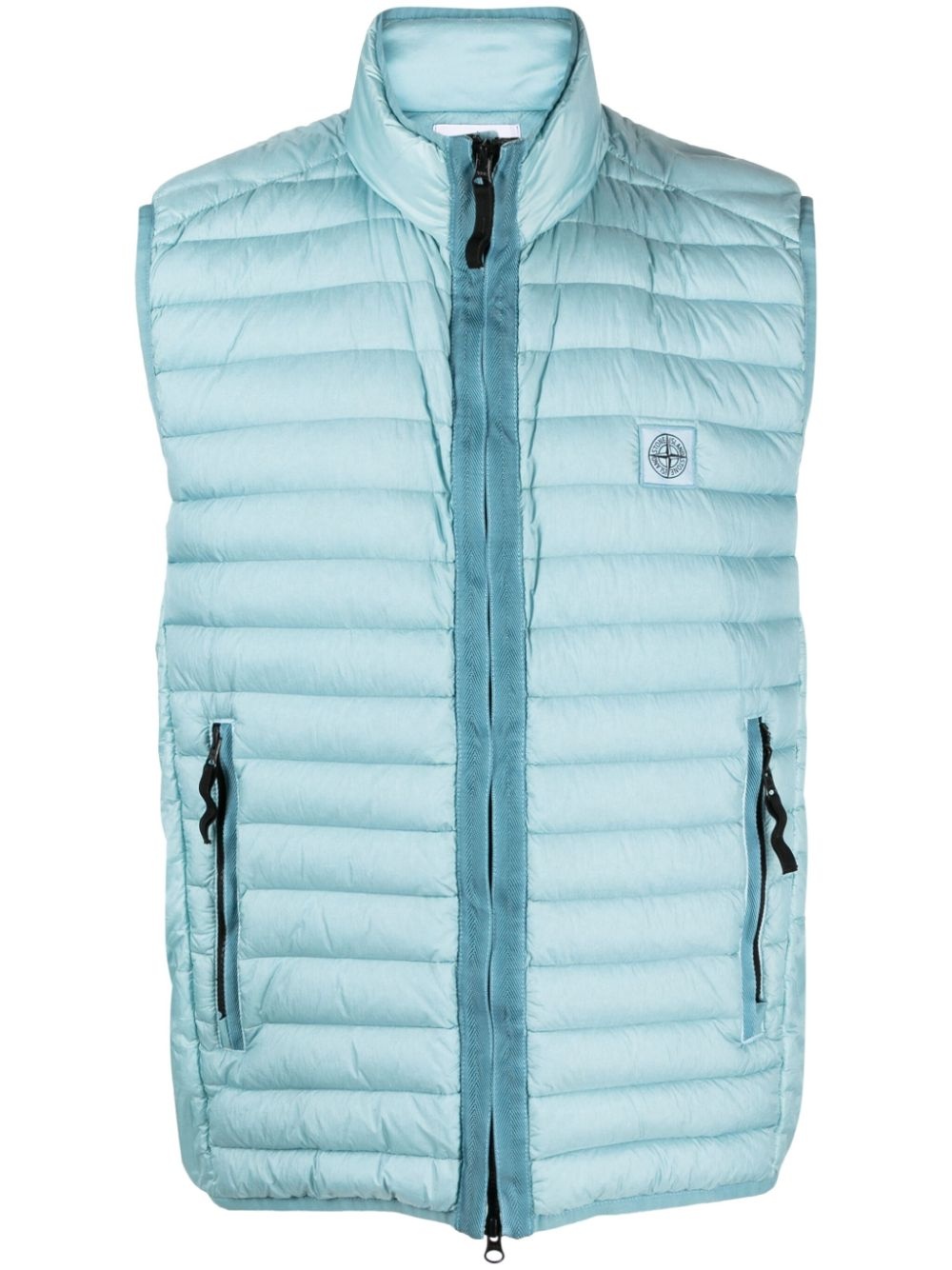 Compass-patch padded gilet - 1