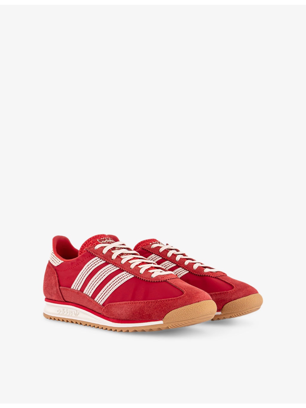 SL72 Shell and Suede Low-Top Trainers - 3