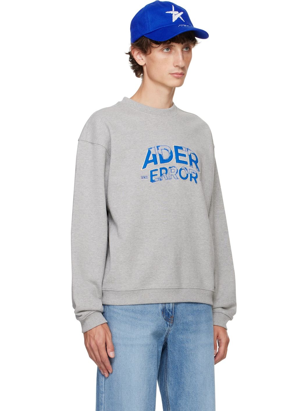 Gray Embroidered-Logo Sweatshirt - 2