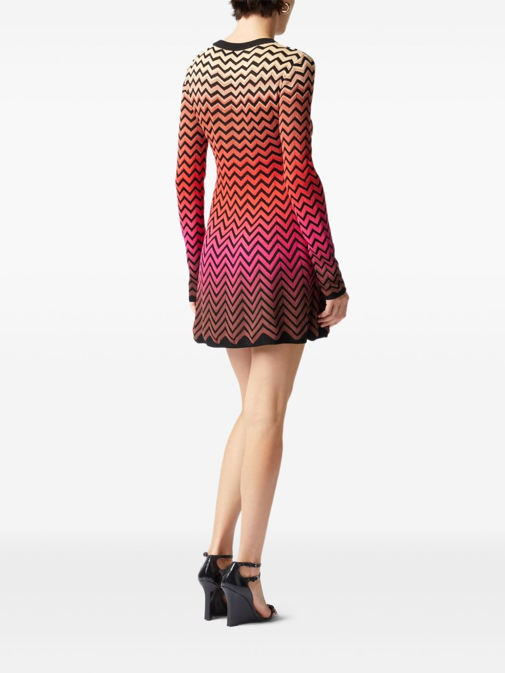 zigzag mini dress - 3