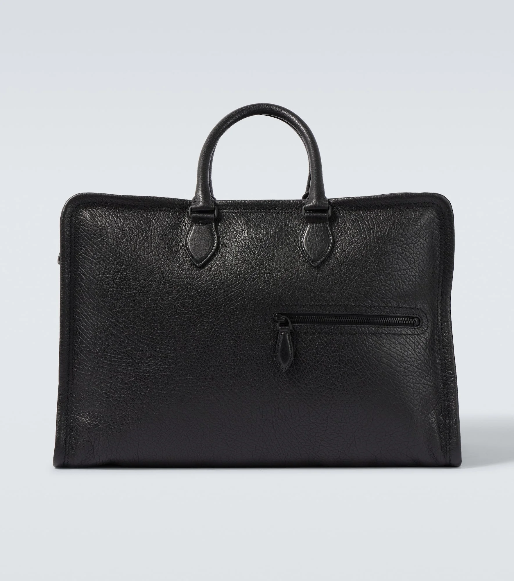 Overnight leather briefcase - 1