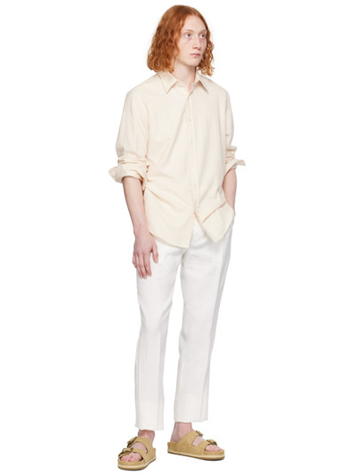 Ralph Lauren Off-White Pleated Trousers outlook