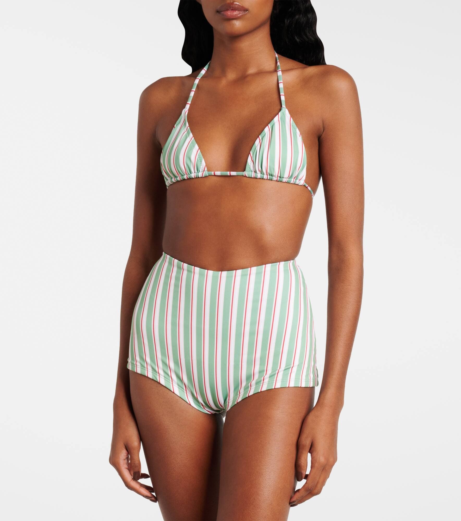 Bell striped bikini top - 2