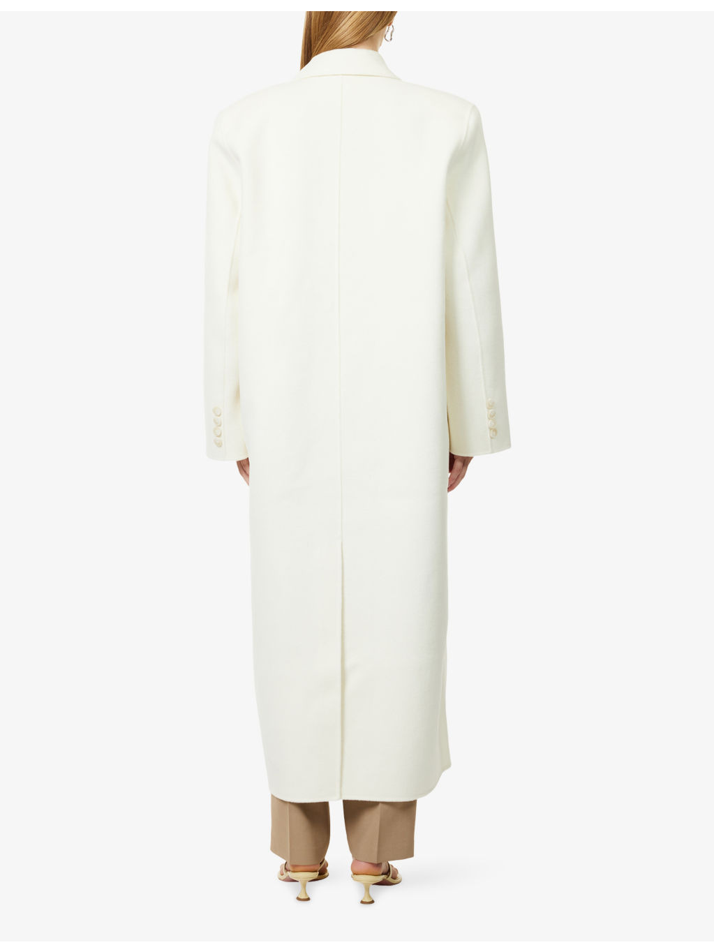 Gaia Double-Breasted Wool-Blend Coat - 4