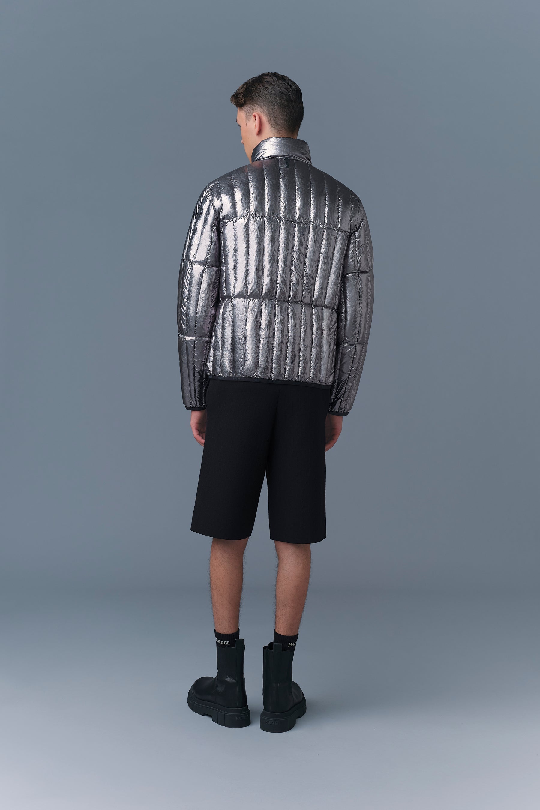 PHILIP-M Metallic Laminate Light Down Jacket - 4